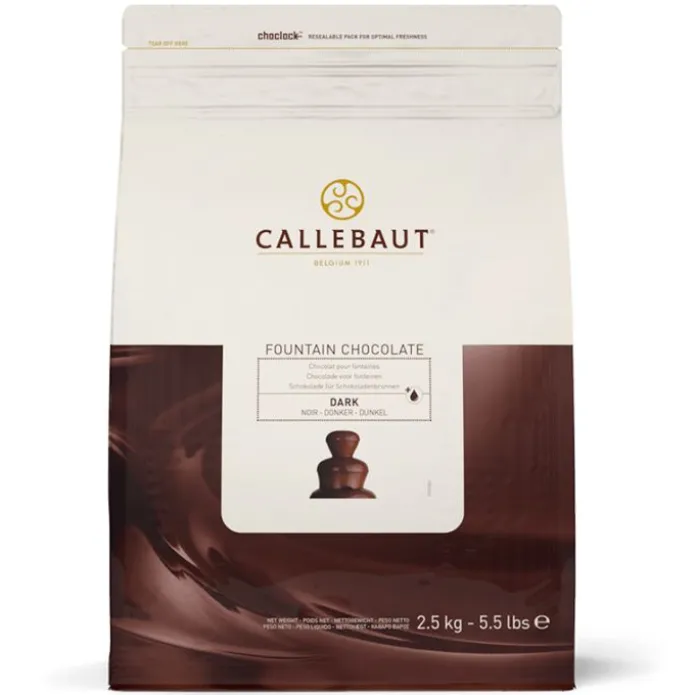 Chocolate negro para fuentes 2,5 kg - Callebaut