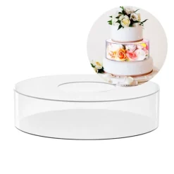 Cilindro transparente acrílico para decorar tartas 25 x 10 cm - Pastkolor