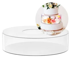 Cilindro transparente acrílico para decorar tartas 30 x 10 cm - Pastkolor