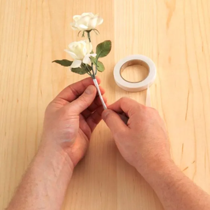 Cinta blanca para flores 27 m - Azucren