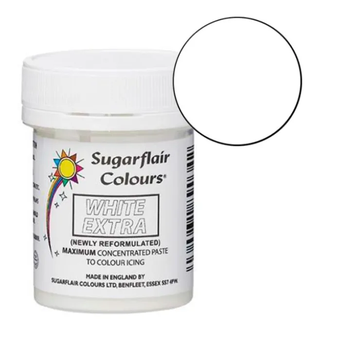 Colorante blanco EXTRA 42 g - Sin gluten - Sugarflair
