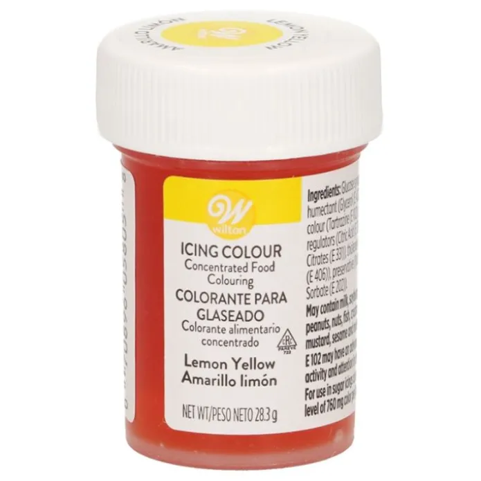 Colorante en gel amarillo limón 28 gr - Wilton