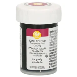 Colorante en gel burdeos o vino tinto 28 gr - Wilton