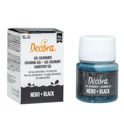 Colorante en gel negro 28 g - Decora