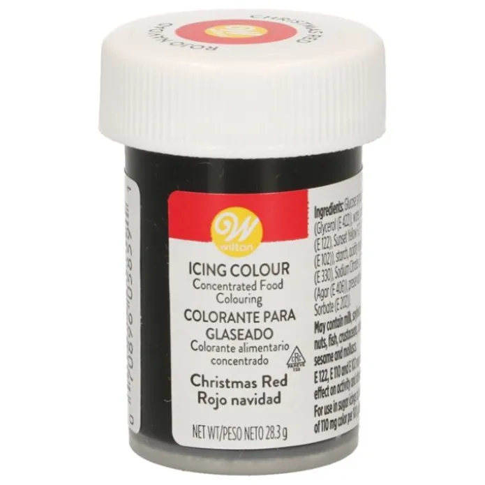 Colorante en gel rojo Navidad 28 gr - Wilton
