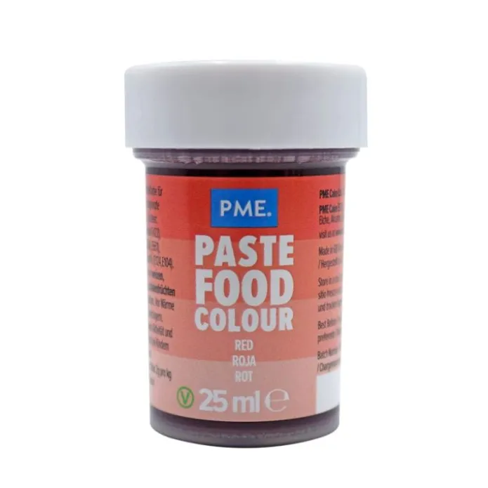 Colorante en pasta rojo 25 ml - PME