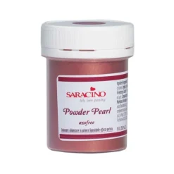 Colorante en polvo liposoluble perla rubí 5 g - Sin gluten - Saracino