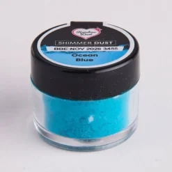 Colorante en polvo metalizado Shimmer Dust azul océano 3 g - Rainbow Dust