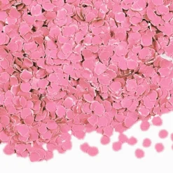 Confeti de papel rosa bebé 100 g - Folat