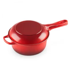 Conjunto multifunción cacerola y sartén Cereza - Hierro fundido - Le Creuset