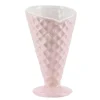 Cono de cerámica rosa para helado - Miss Étoile