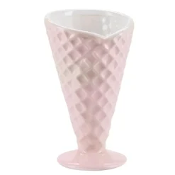 Cono de cerámica rosa para helado - Miss Étoile