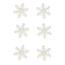 Copos de nieve grandes blancos (12) - Sin gluten - Funcakes