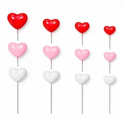 Corazones decorativos (30) - Azucren