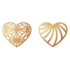 Corazones dorados comestibles Golden Touch (30) - Sin gluten - Modecor