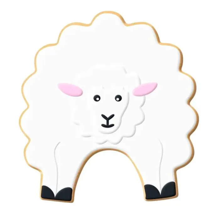 Cortador babero rizado 8 cm - Cookie Cutter