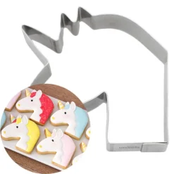 Cortador cabeza unicornio 6 cm - Postreadicción