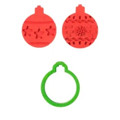 Cortador con 2 marcadores bolas de Navidad - Decora