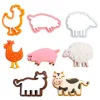 Cortadores animales de la granja (4) - Decora
