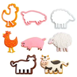 Cortadores animales de la granja (4) - Decora