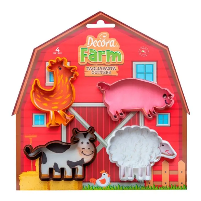Cortadores animales de la granja (4) - Decora