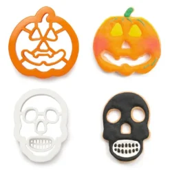 Cortadores calabaza y calavera Halloween (2) - Decora