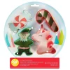 Cortadores caramelo, bastón, duende y unicornio Navidad (4) - Wilton