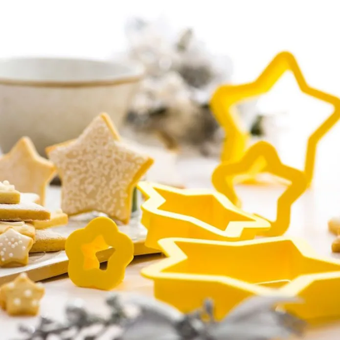 Cortadores con agarre estrellas (5) - Decora