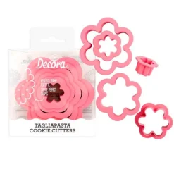 Cortadores con agarre flores (6) - Decora