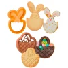 Cortadores conejo y canasta de huevos de Pascua (2) - Decora