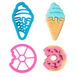 Cortadores cono de helado y donut mordido (2) - Decora