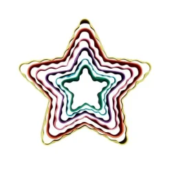 Cortadores doble filo estrellas (6) - Wilton