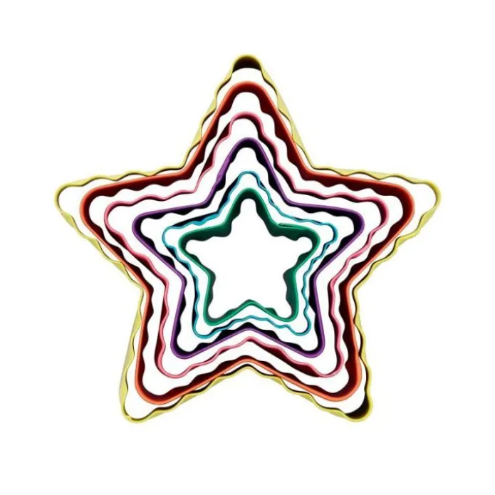 Cortadores doble filo estrellas (6) - Wilton