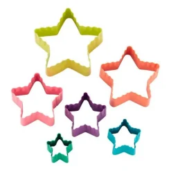 Cortadores doble filo estrellas (6) - Wilton
