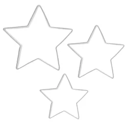 Cortadores estrellas 6, 7,5 y 9 cm (3) - Wilton
