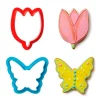 Cortadores mariposa y tulipán (2) - Decora