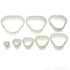 Cortadores nylon trébol lisos (8) - Silikomart