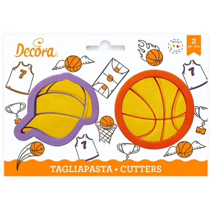 Cortadores pelota y gorra de baloncesto (2) - Decora