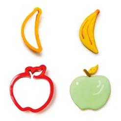 Cortadores plátano y manzana (2) - Decora