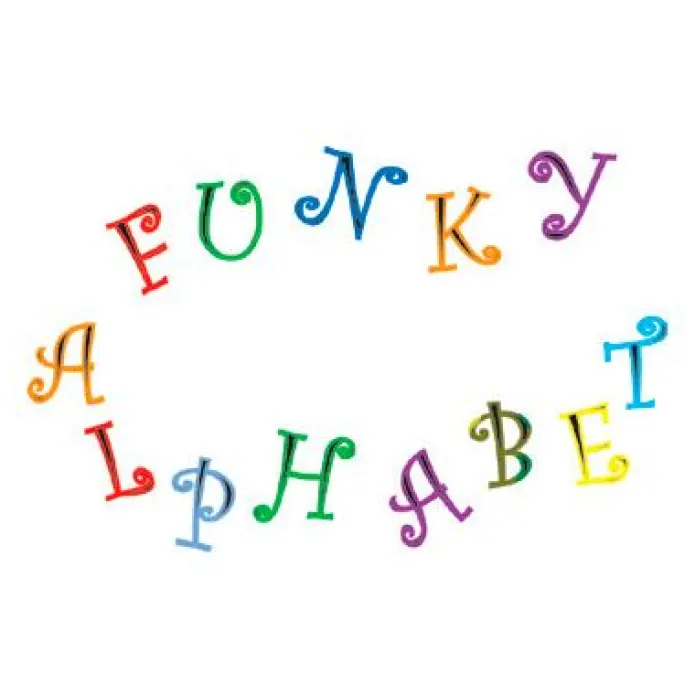 Cortadores tappit letras mayúsculas y números Funky (6) - FMM