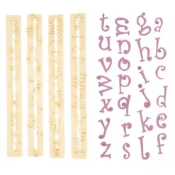 Cortadores tappit letras minúsculas Funky (4) - FMM