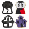 Cortadores vampiro y castillo Halloween (2) - Decora