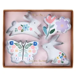 Cortadores variados conejos, flores y mariposa Pascua (4) - Meri Meri
