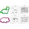 Cortadores y stencils dinosaurios - Decora