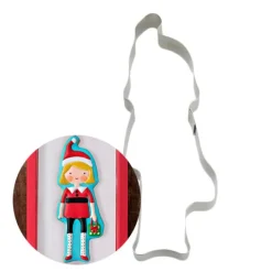 Cortador niña ayudante Papá Noel 14,5 cm - Postreadicción