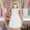 Cortador niña comunión Paloma 13 cm - Postreadicción