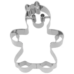Cortador niña de jengibre con lazo 8 cm - Birkmann