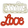Cortador tappit Love cursiva 13 cm - FMM