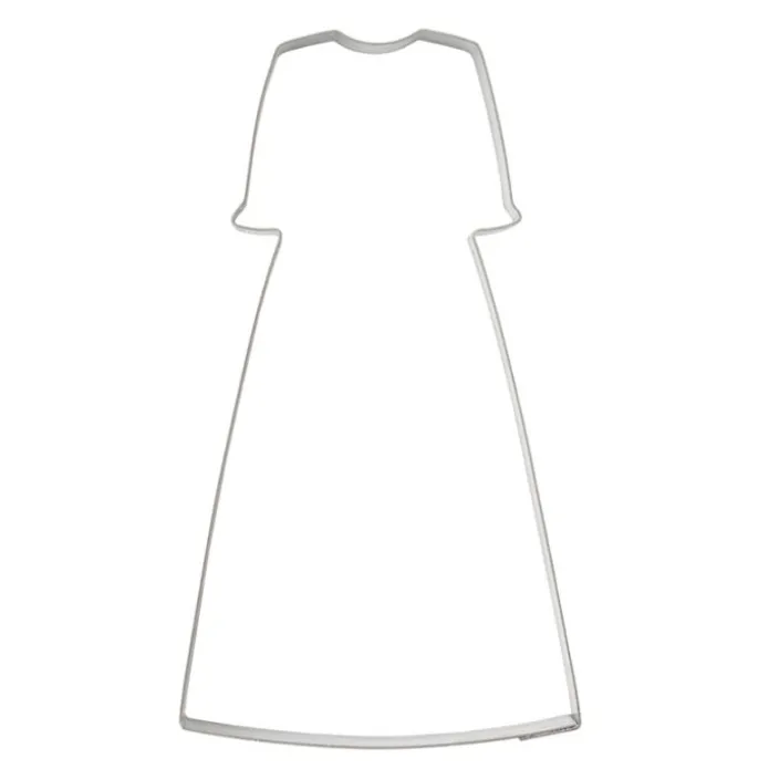Cortador vestido comunión manga francesa 12 cm - Postreadicción