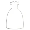 Cortador vestido comunión tradicional 12 cm - Postreadicción